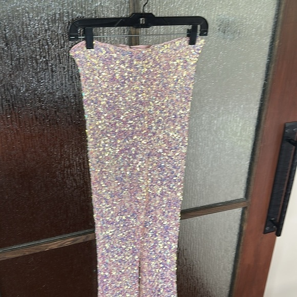 Revolve X MAJORELLE Trish Sequin Pant in Iridescent Multi size Small NWT - Picture 7 of 9